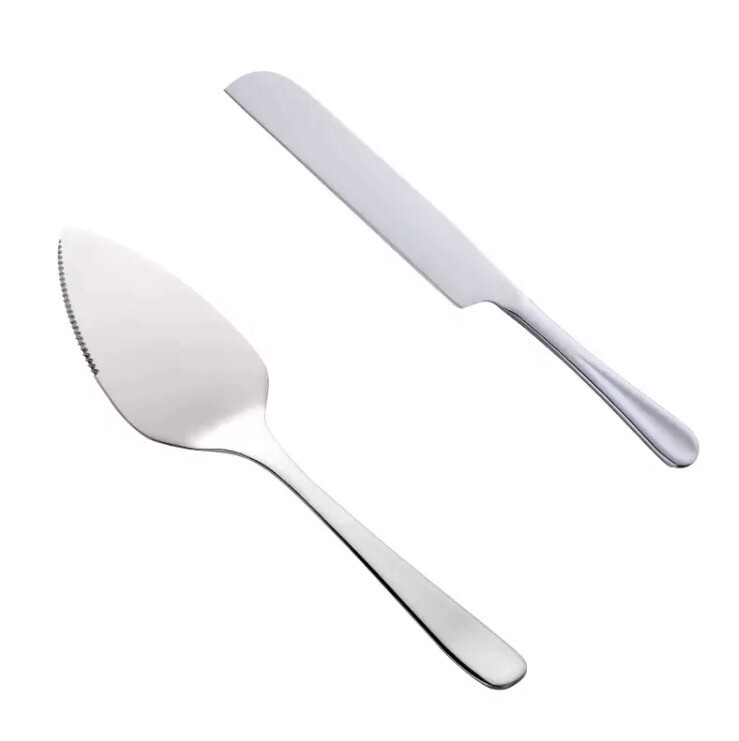 Silver Wedding Knife Set