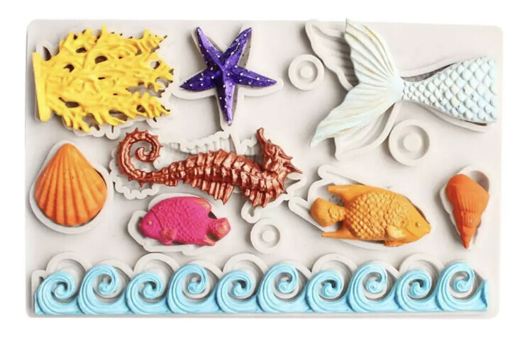 Cake Mould Mermaid Tail X 1