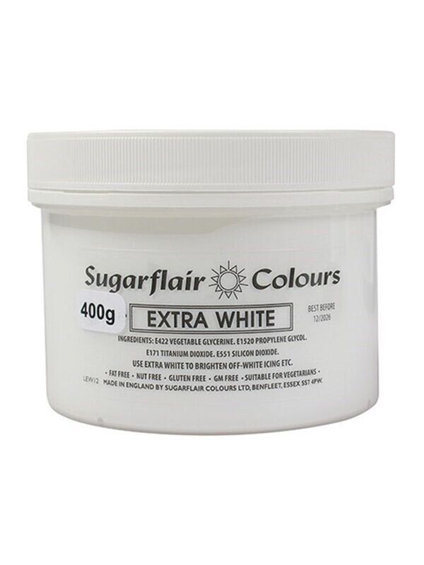 Extra white Colour for white dripping 400g I477