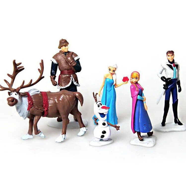 Frozen cake toppers Set Pack X 1