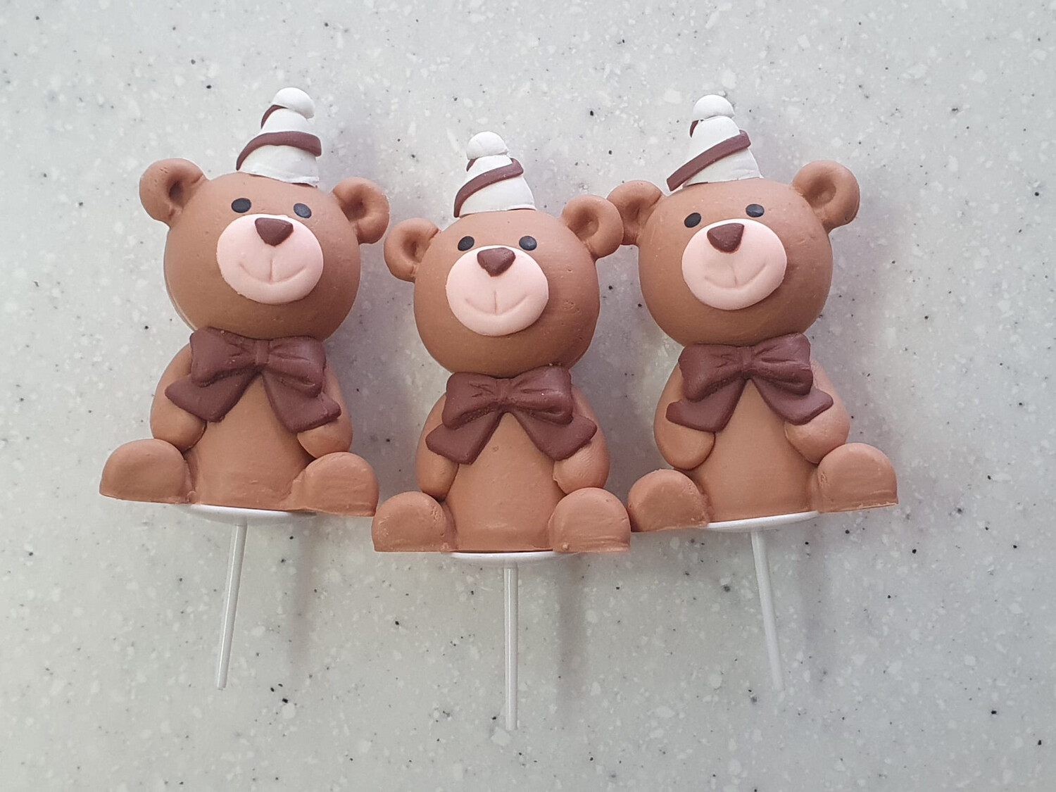 Teddy Bear Cake topper x 10