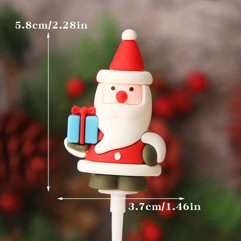 Santa Cake topper x 10