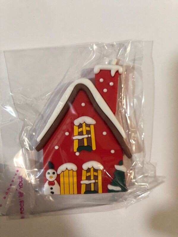 Christmas Home Cake topper x 10