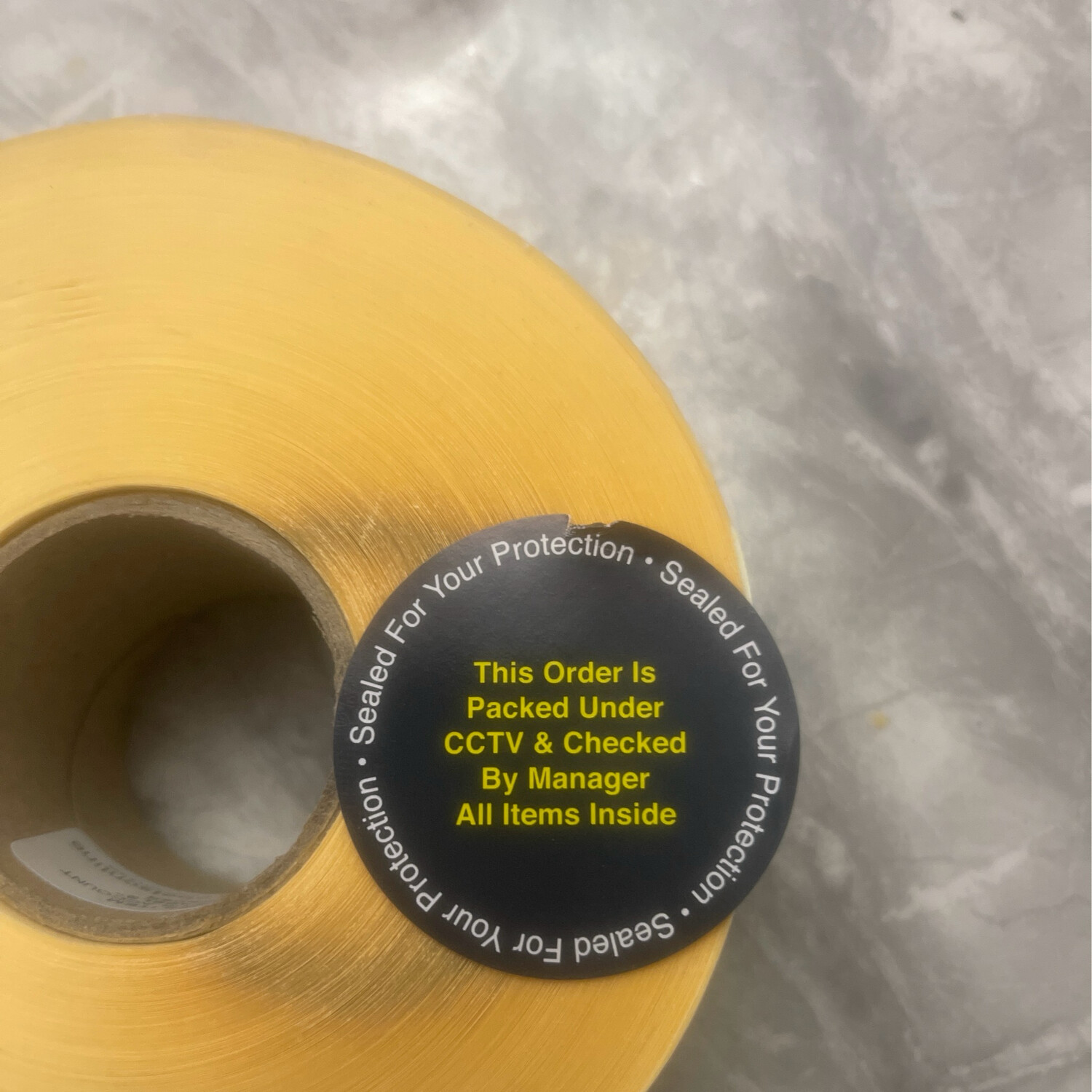 1 x Food Safety Seals Label Roll Single Roll (2000 Label Per Roll)