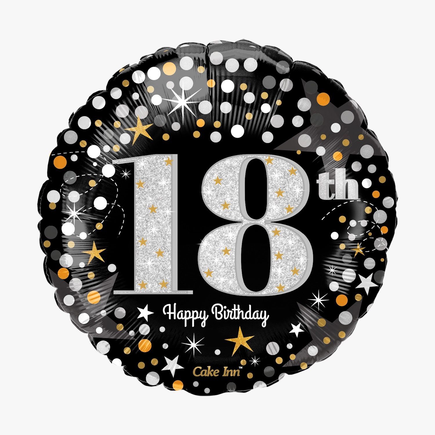 Happy 18th Birthday Balloon 18" pack of 10