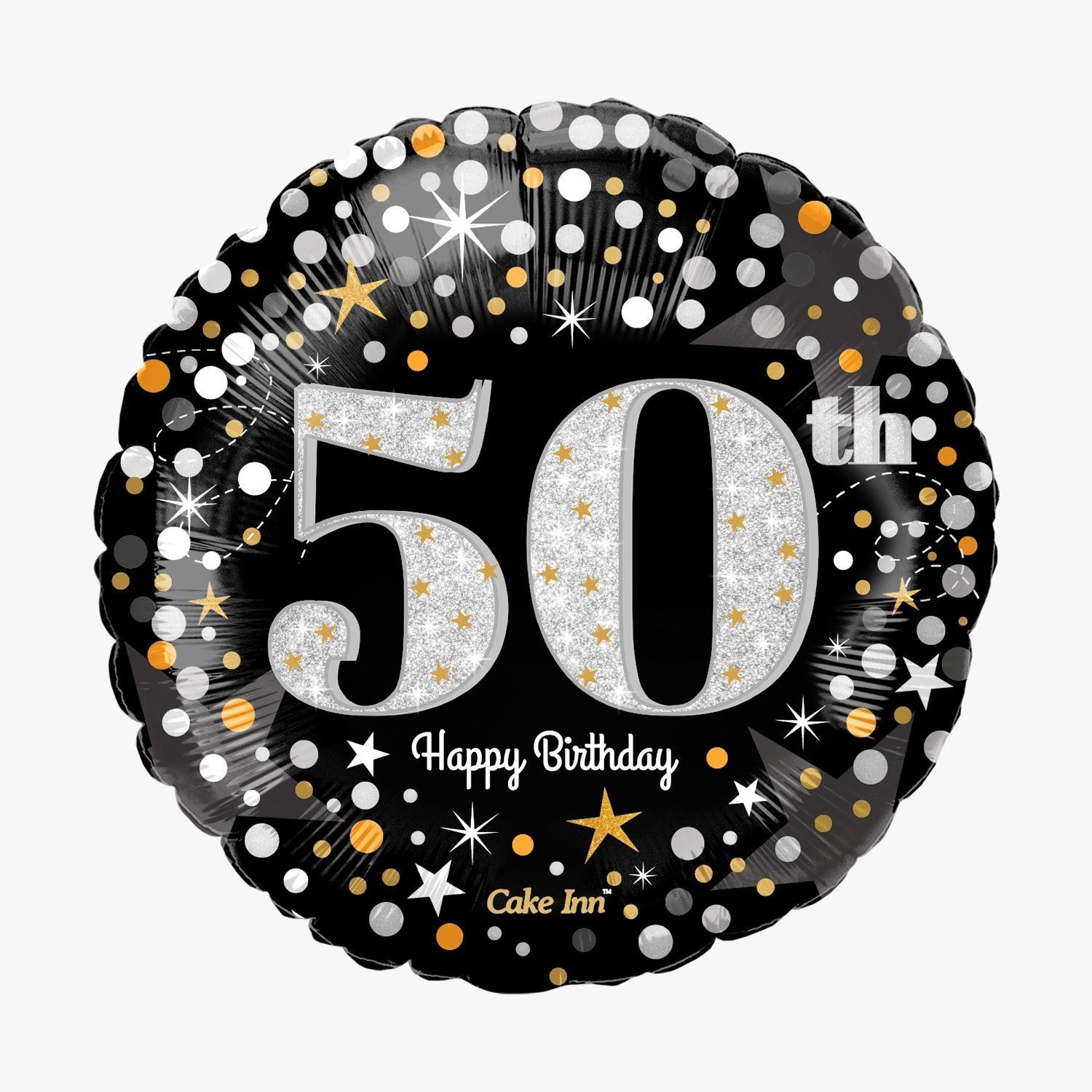 Happy 50th Birthday Balloon 18"pack of 10