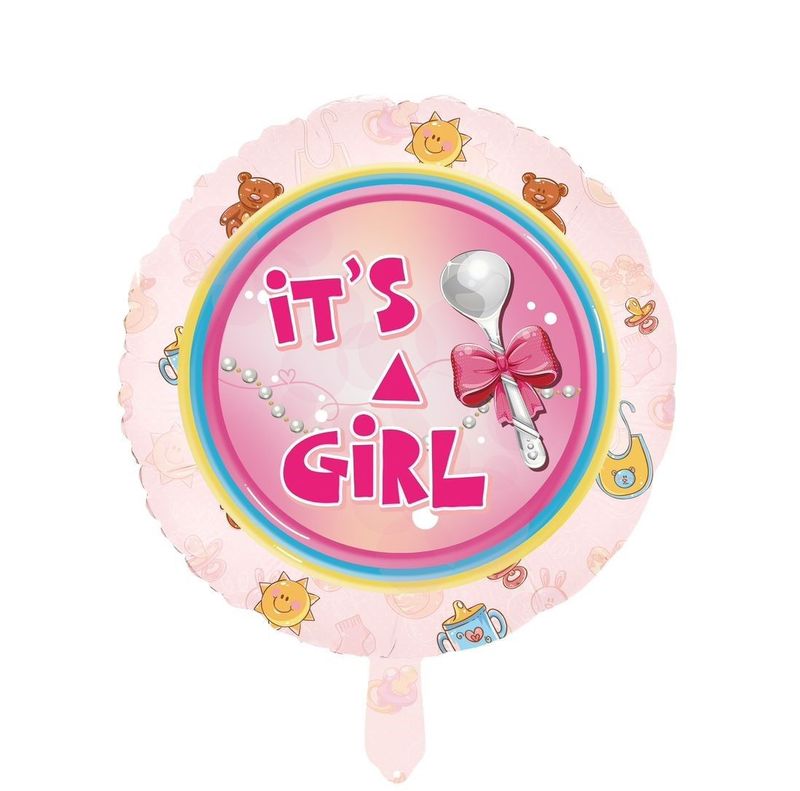 18" its a Girl Balloon  (Pack 10) I878