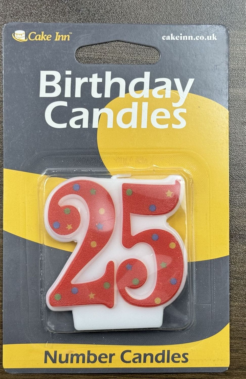 25 Number Candle  (Pack x24)