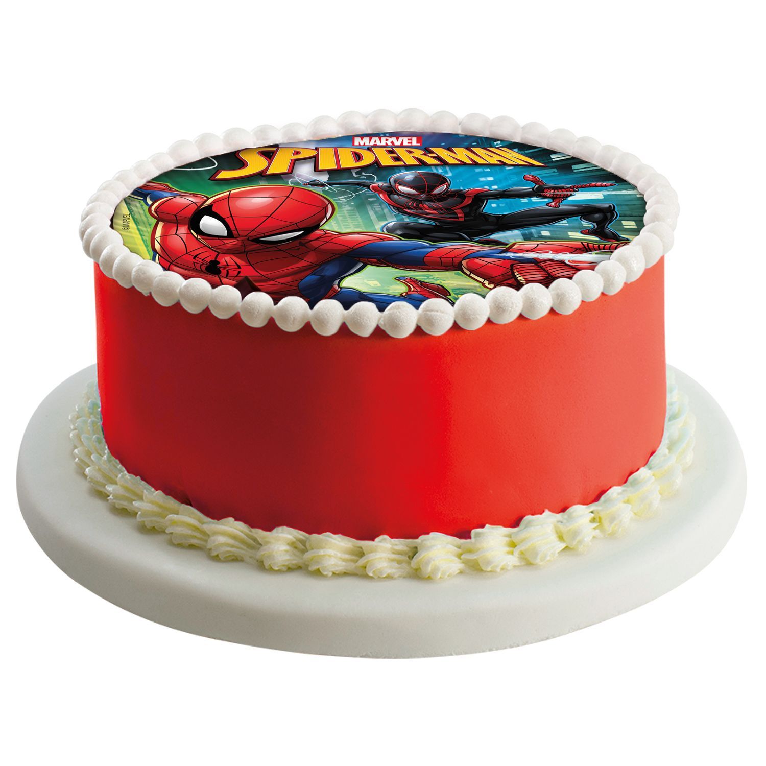 Spiderman Edible sheet for 10" cake, single pack E80