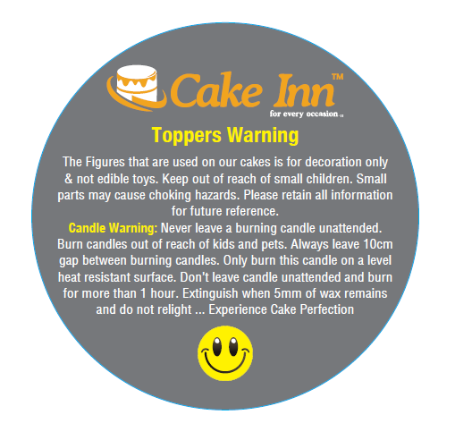 1 x  Topper Warning Label Roll  One Roll (2000 Label Per Roll) I91