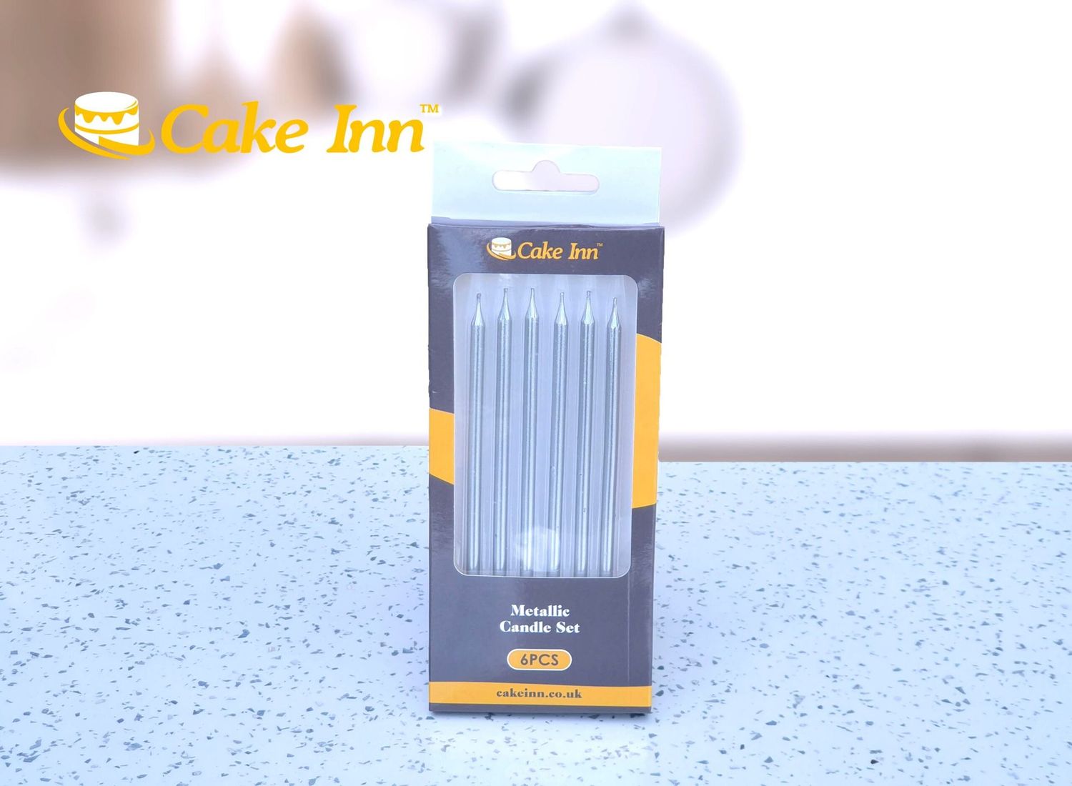 Silver Candles (Pack x24 ) I783