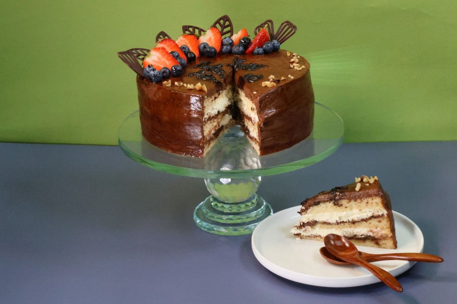 Ho to make Nutella Cakes and slice