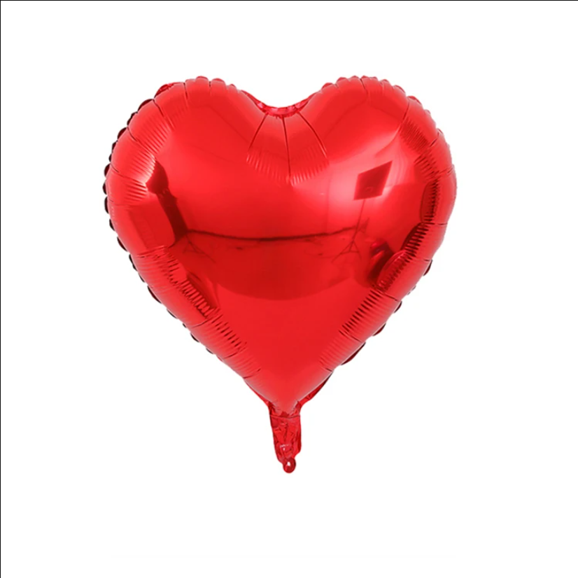Red Heart 18" Foil Balloon (10 Pack)