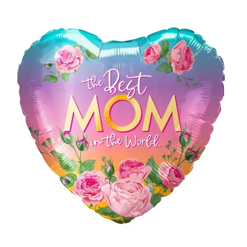 18" Mothers day foil Balloon  (Pack 10)