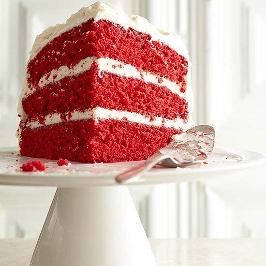 18" x 30" Red velvet Sponge sheet E3