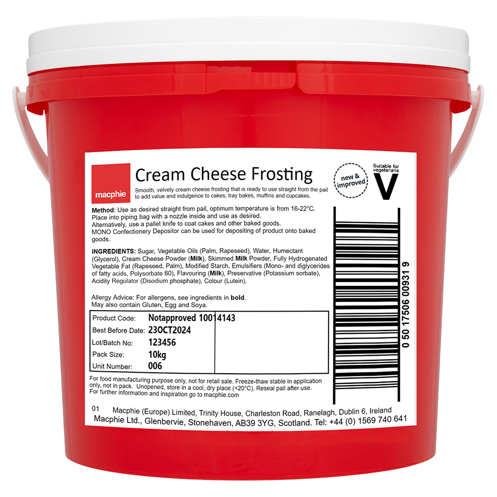 Rainbow Cream Cheese Frosting 10kg E56