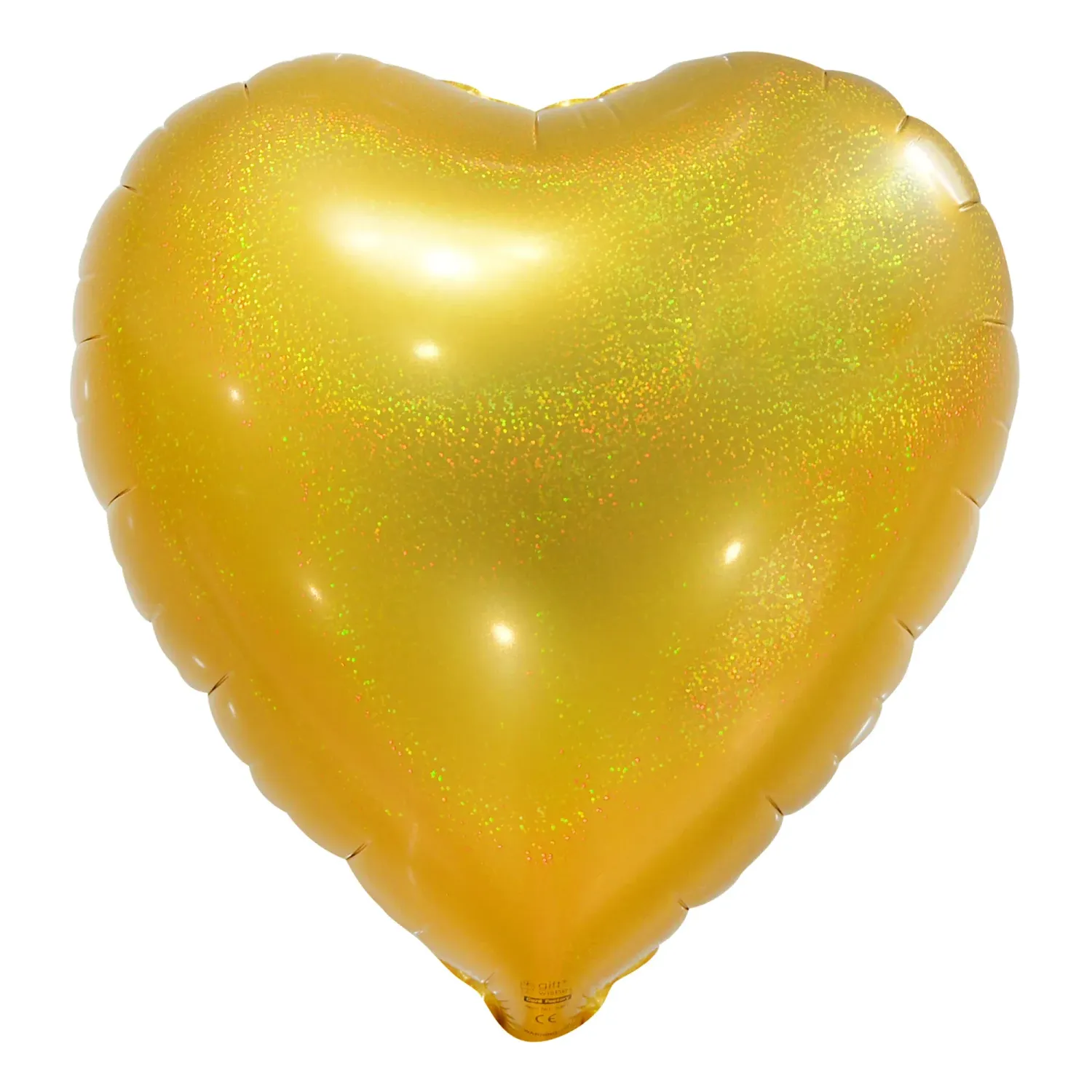 Gold Heart 18" Foil Balloon(10 Pack)