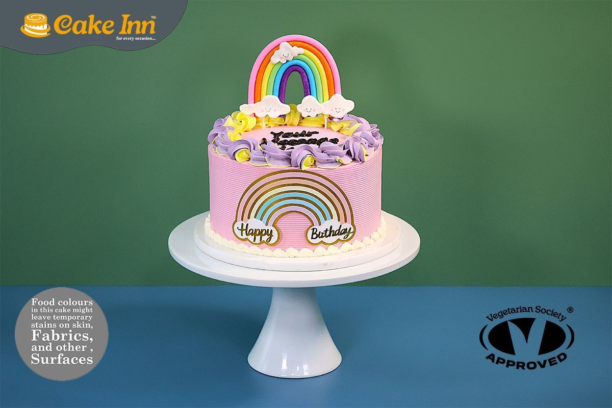 How To Make double effect cream pipping on cake  video