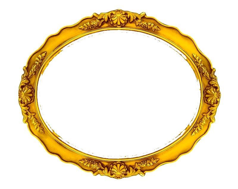 Gold frame for  Message Writing  Crown cake Template in multi colours
