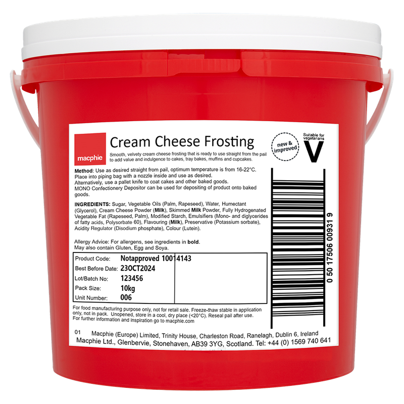 Rainbow Cream Cheese Frosting 10kg E56
