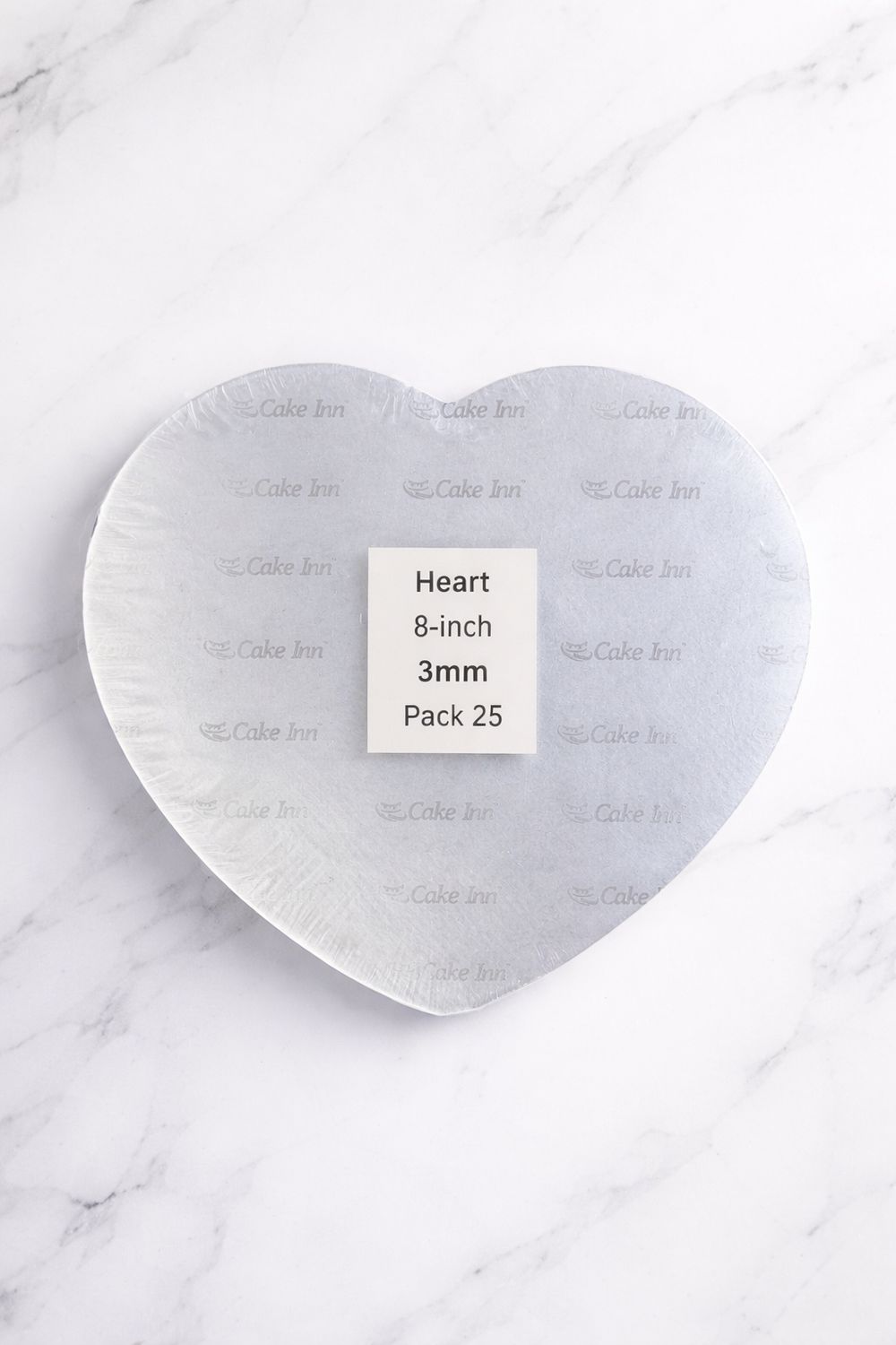 12" Heart Shaped 3mmThin Board Pack of 25  I367