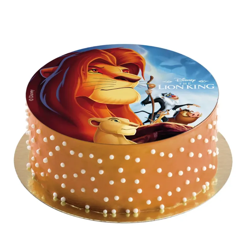 Lion King (Mufasa) Edible sheet for 10" cake Single Pack shelf life 4 weeks