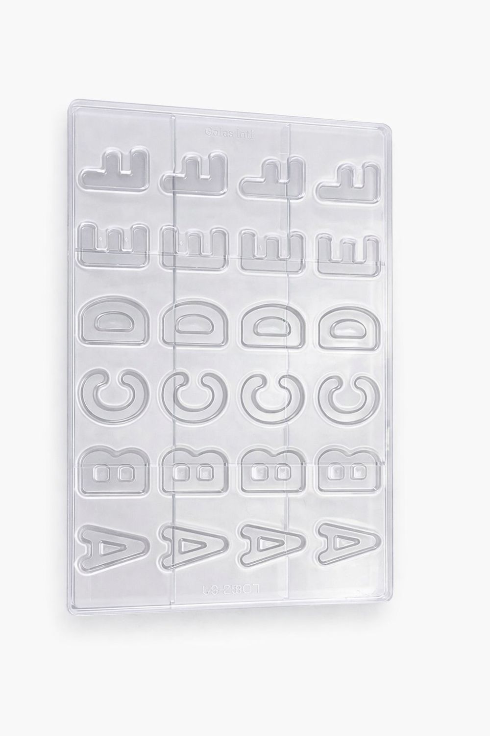 A TO F ALPHABET Moulds 1x
