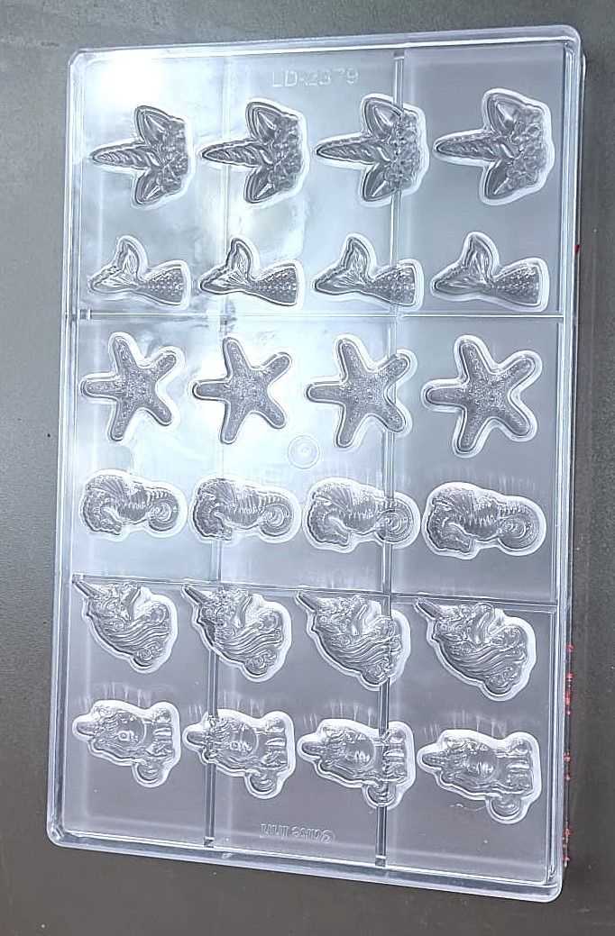 Mermaid/ Unicorn  Moulds 1x