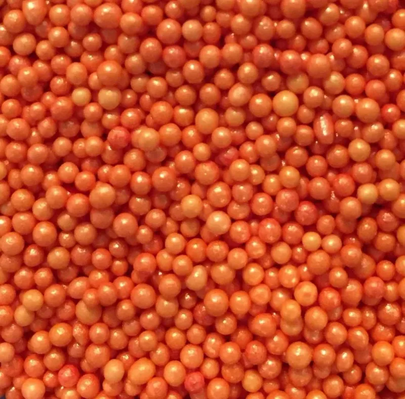 Orange Pearl Sprinkles 4mm -500g