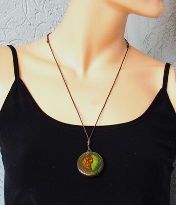Handmade Necklace "Earth & Fire"