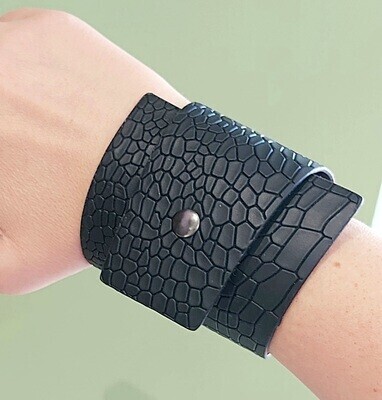 Rock-style Leather Bracelet "No.1"