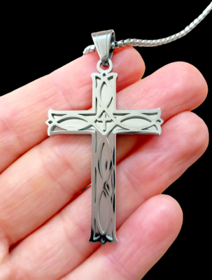 "SS Cross - Silver" Cross for Men