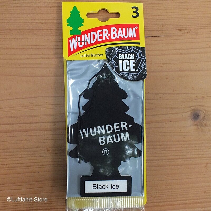 Wunderbaum Lufterfrischer 3 Stück Black Ice Duftbaum Wunderbaum Lufterfrischer 3 Stück Black Ice Duftbaum