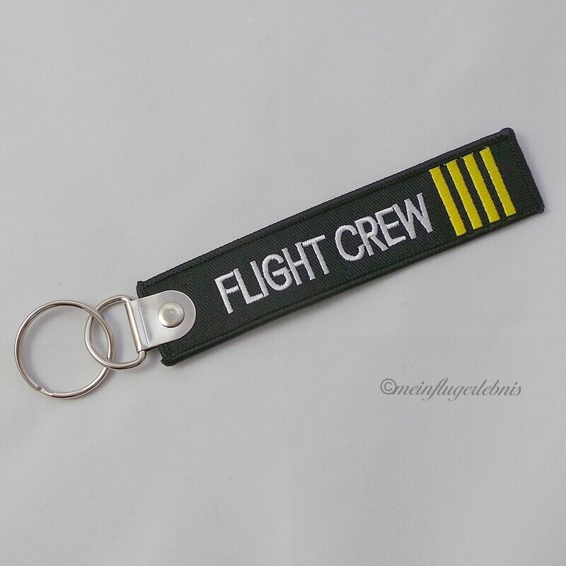 Schlüsselanhänger Schlüsselanhänger "Flight Crew, 4 Streifen" Flugkapitän