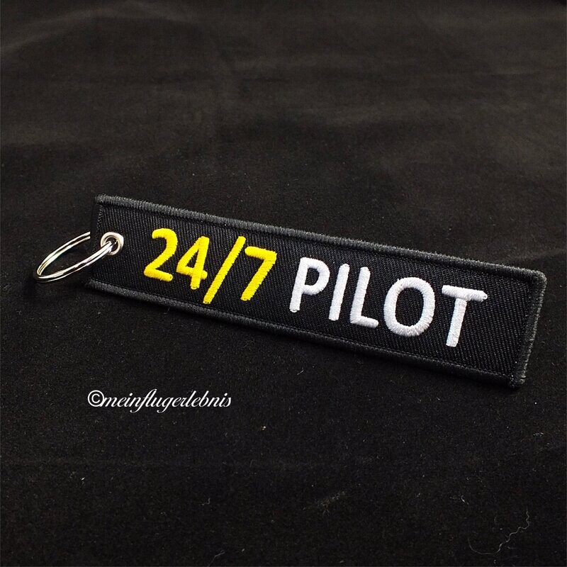 Schlüsselanhänger 24/7 Pilot, Flugkapitän Schlüsselanhänger 24/7 Pilot, Flugkapitän