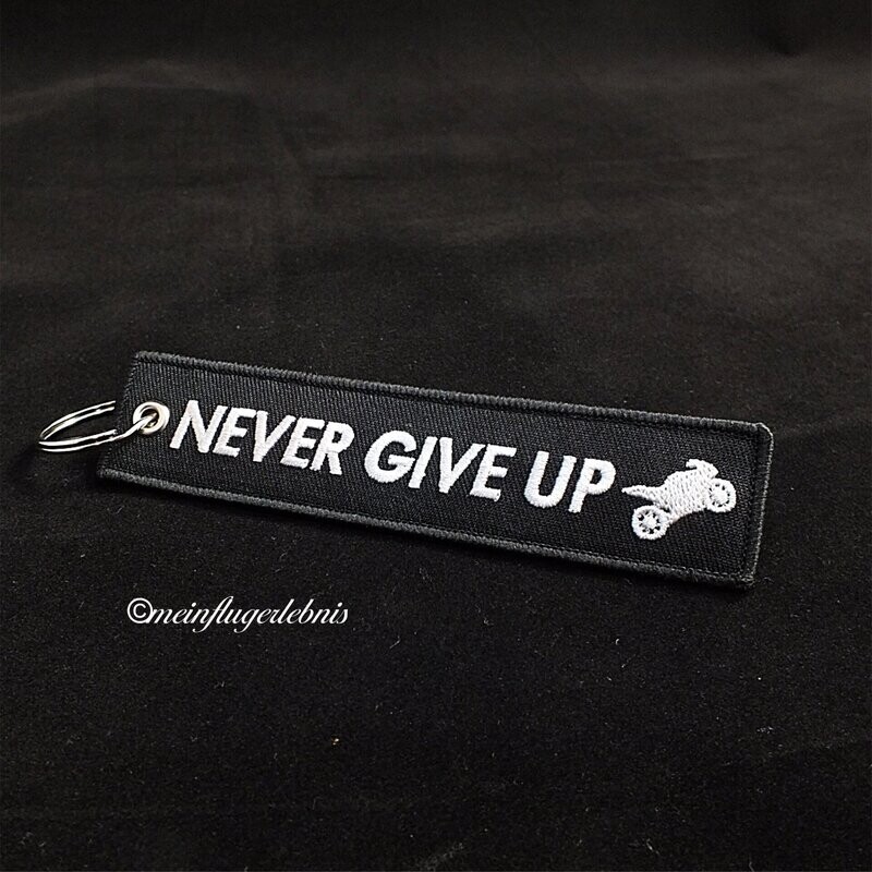 Schlüsselanhänger Schlüsselanhänger "NEVER GIVE UP"