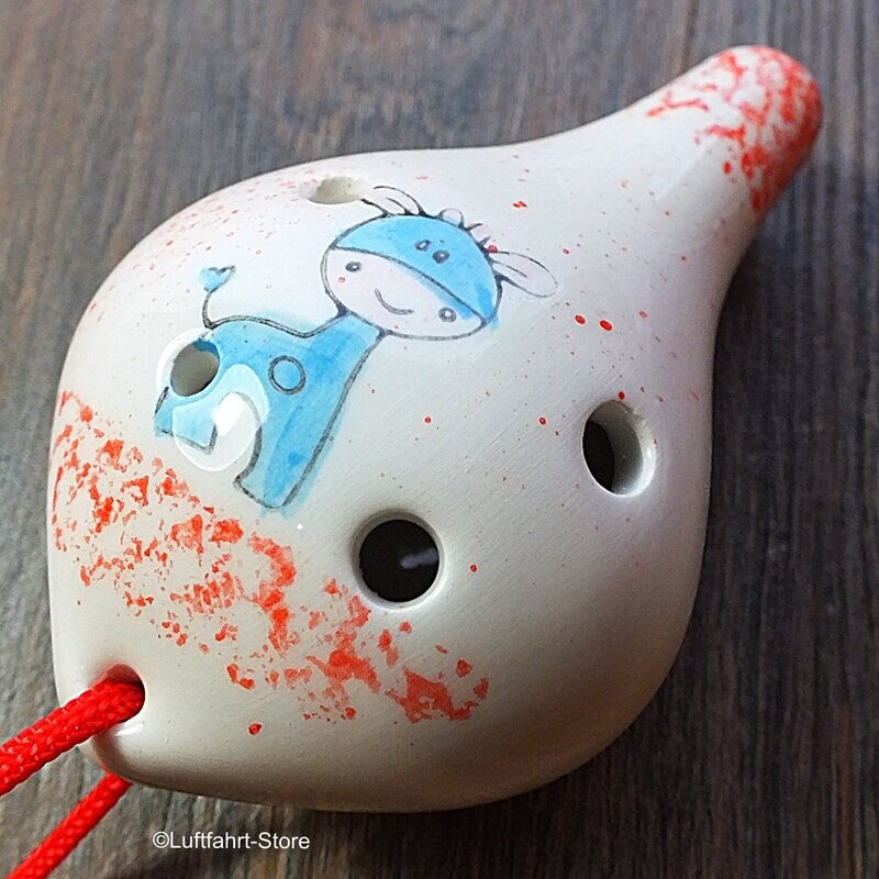 Okarina, 6-Loch-Kinderflöte aus Porzellan Okarina, 6-Loch-Kinderflöte aus Porzellan