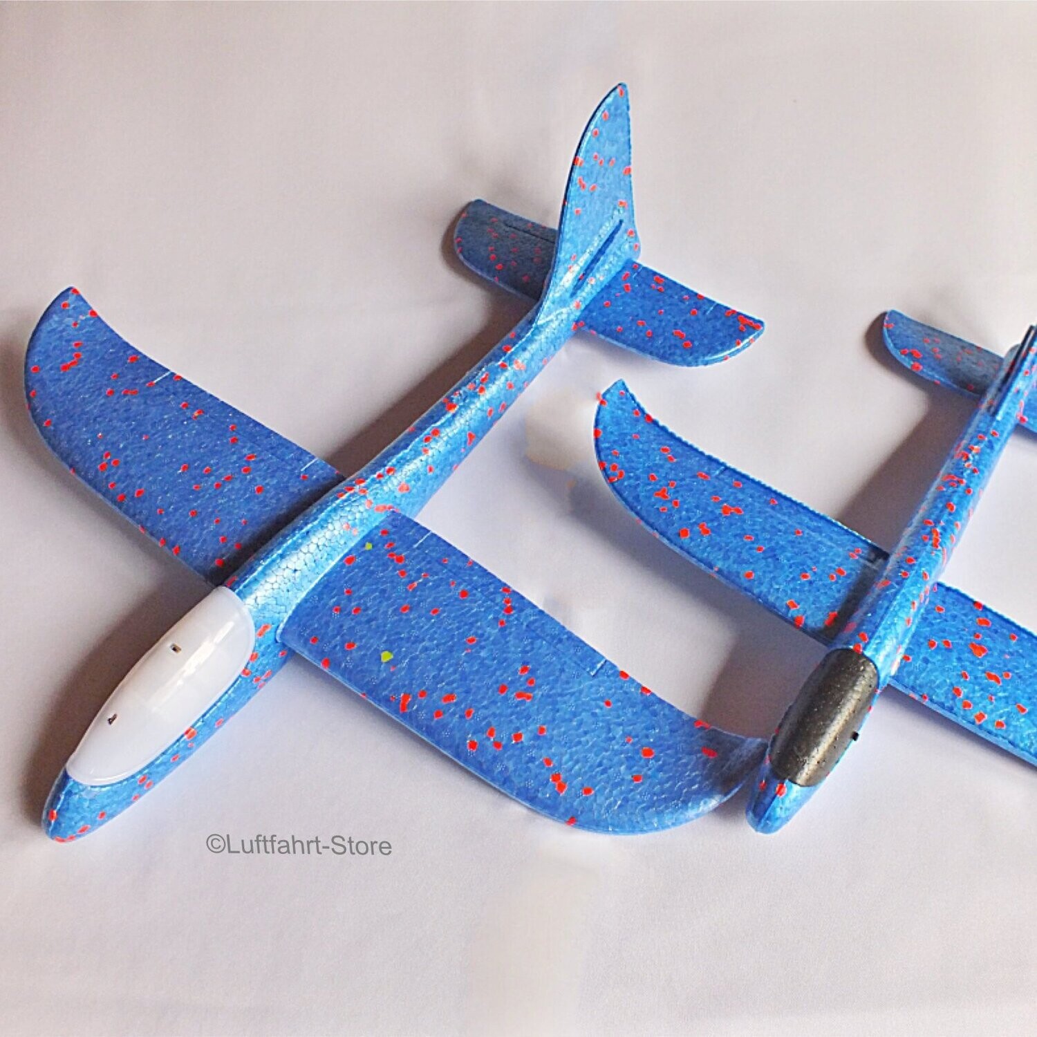 Holz Segelflugzeug Bausatz 2er Set - DIY Bastelset Zum Bemalen & Werfen