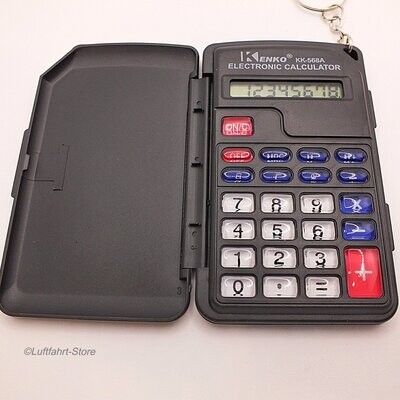 Kleiner Taschenrechner, 8-Stellig inkl. Batterie, Kalculator