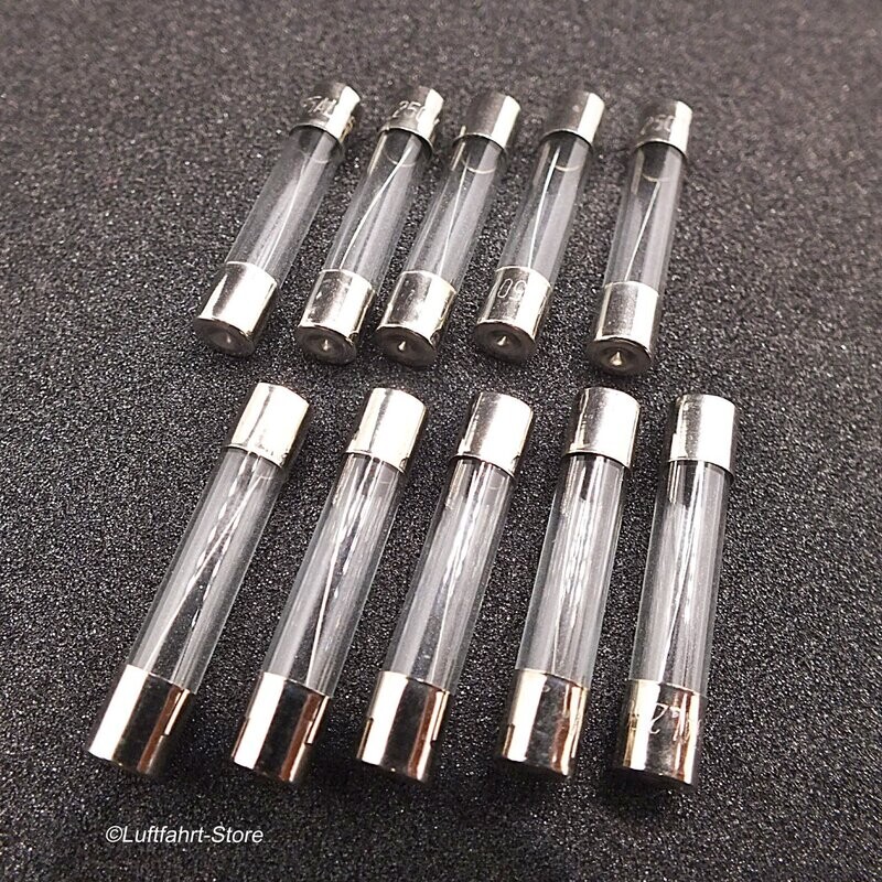 Feinsicherungen, 6 x 30 mm, 10 Stück F15AL250 V Feinsicherungen, 6 x 30 mm, 10 Stück F15AL250 V