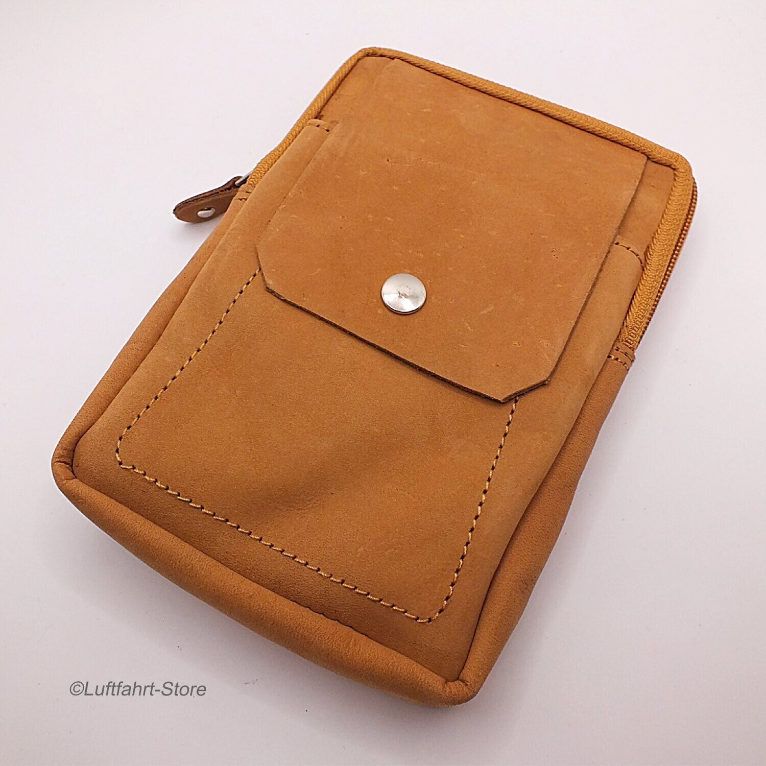 Große Leder-Gürteltasche / Umhängetasche
