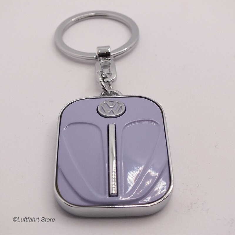 Schlüsselanhänger VW Käfer Motorhaube Retro, Zartviolett Schlüsselanhänger VW Käfer Motorhaube Retro, Zartviolett