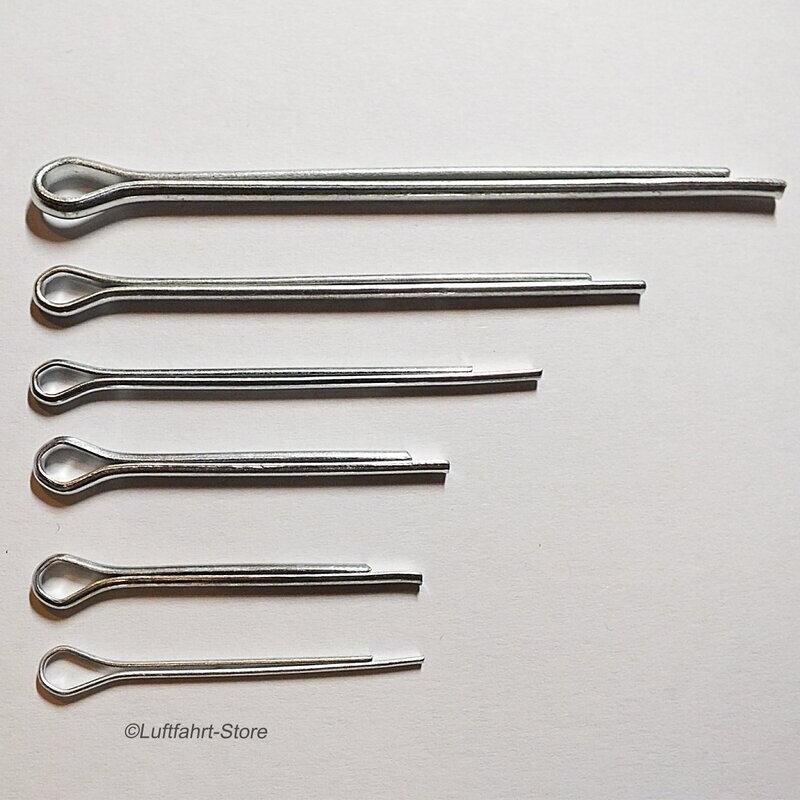 Sicherungssplint/ Federsplint 10 Stück 2,4 x 38 mm, ISO 1234 Sicherungssplint/ Federsplint 10 Stück 2,4 x 38 mm, ISO 1234