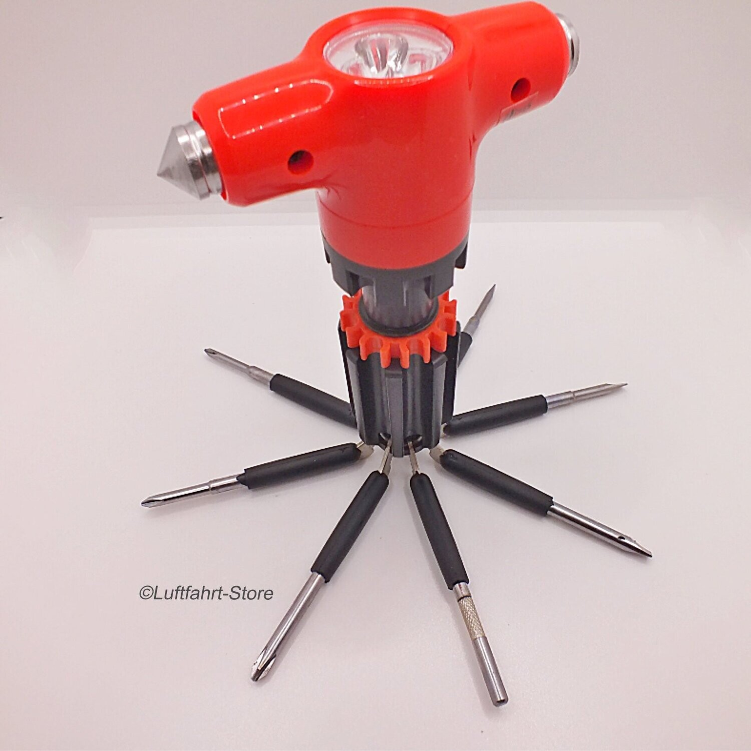 Notfallhammer-LED-Multitool, Rettungshammer