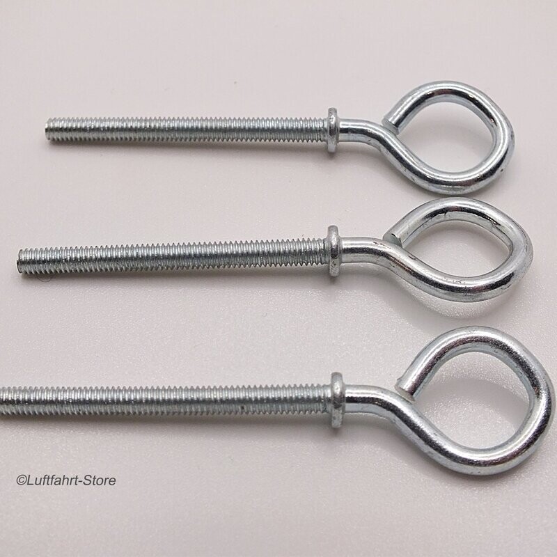 O-Form-Haken für Hohlwand-Anker, 5 Stück M4/ 70 mm O-Form-Haken für Hohlwand-Anker, 5 Stück M4/ 70 mm