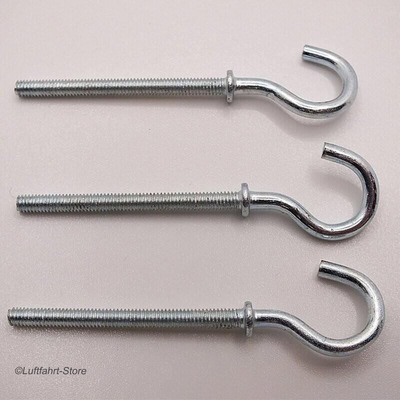 C-Form-Haken für Hohlwand-Anker, 5 Stück M4/ 70 mm C-Form-Haken für Hohlwand-Anker, 5 Stück M4/ 70 mm