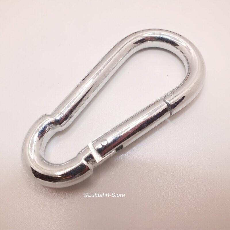 Karabinerhaken 90 x 45 x 9 mm, Stahl DIN 5299 C