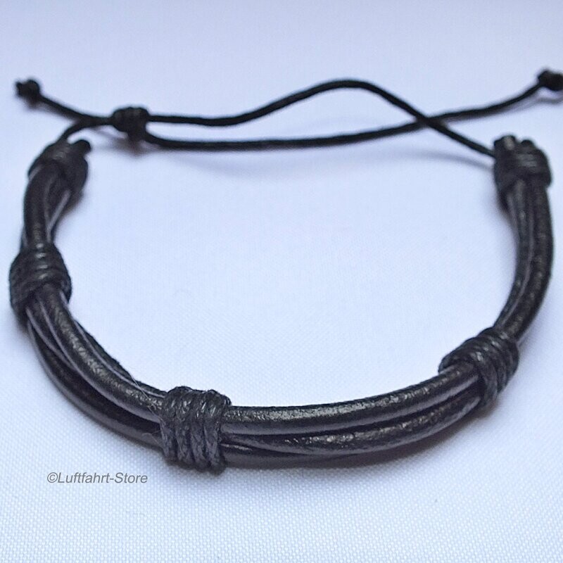 Mehrsträngiges Lederarmband, Universal-Größe Mehrsträngiges Lederarmband, Universal-Größe