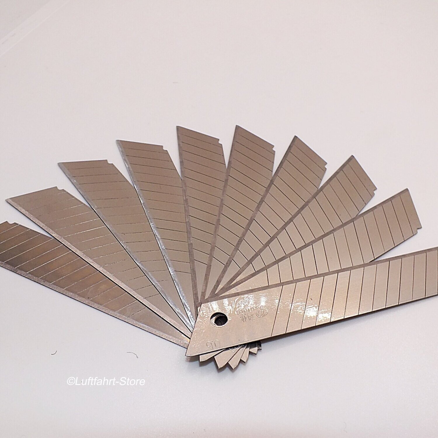Ersatzklingen Cuttermesser 10 Stück, 18 mm