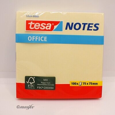 Haftnotizen Tesa Notes, Office 75 x 75 mm, 100 Blatt